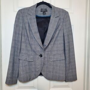 Style & Co. Women’s Noble Plaid Polyester Blend Blazer Jacket Sz 4